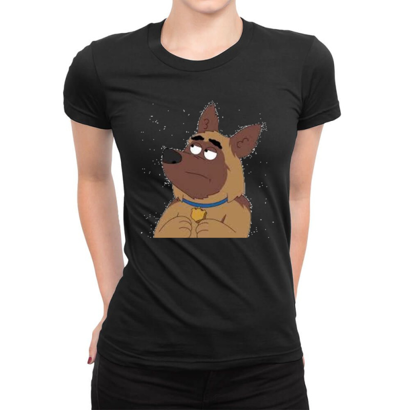 Paradise Pd Dog 1 Ladies Fitted T-Shirt by StarActon | Artistshot