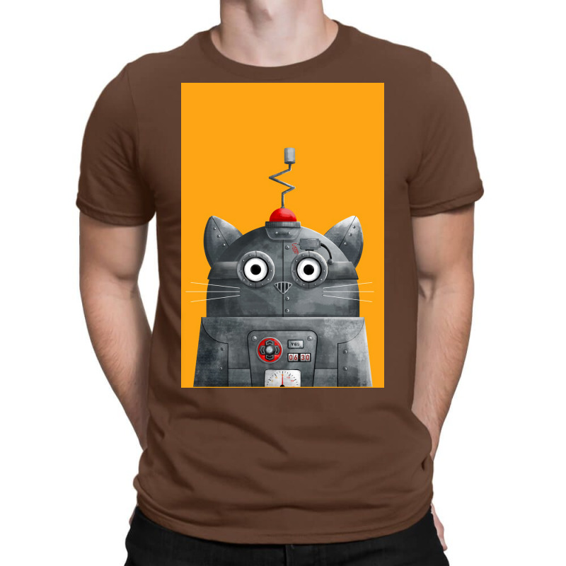 Cat Robot Cat Poster T-Shirt by globossterkyc | Artistshot