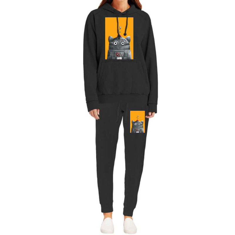 Cat Robot Cat Poster Hoodie & Jogger set by globossterkyc | Artistshot