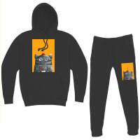 Cat Robot Cat Poster Hoodie & Jogger Set | Artistshot