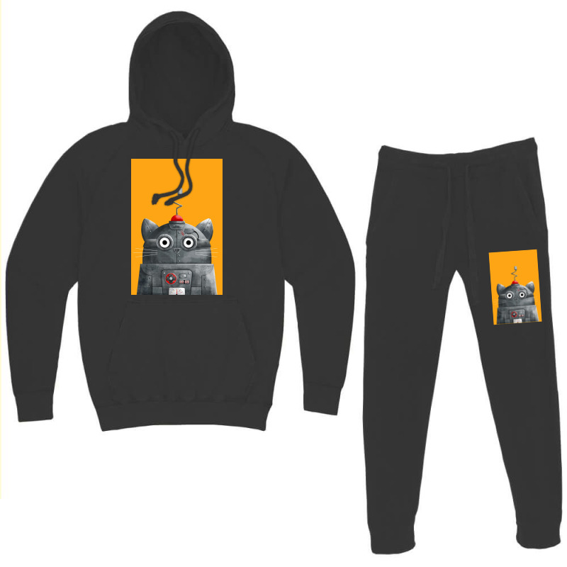 Cat Robot Cat Poster Hoodie & Jogger set by globossterkyc | Artistshot