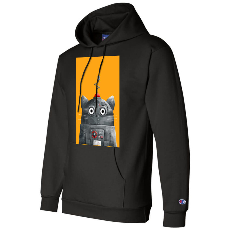 Cat Robot Cat Poster Champion Hoodie by globossterkyc | Artistshot