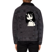 I Draw Oh I Hate This Osaka Manga Panel  Funny Azumanga Daioh Meme Unisex Sherpa-lined Denim Jacket | Artistshot