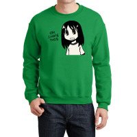 I Draw Oh I Hate This Osaka Manga Panel  Funny Azumanga Daioh Meme Crewneck Sweatshirt | Artistshot