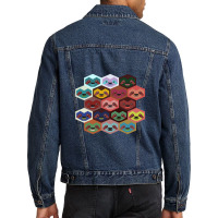 Sloths Colorful Sloth Men Denim Jacket | Artistshot