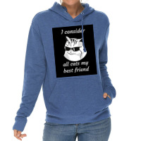 I Consider All Cats My Best Friend Poster 70s Lightweight Hoodie | Artistshot