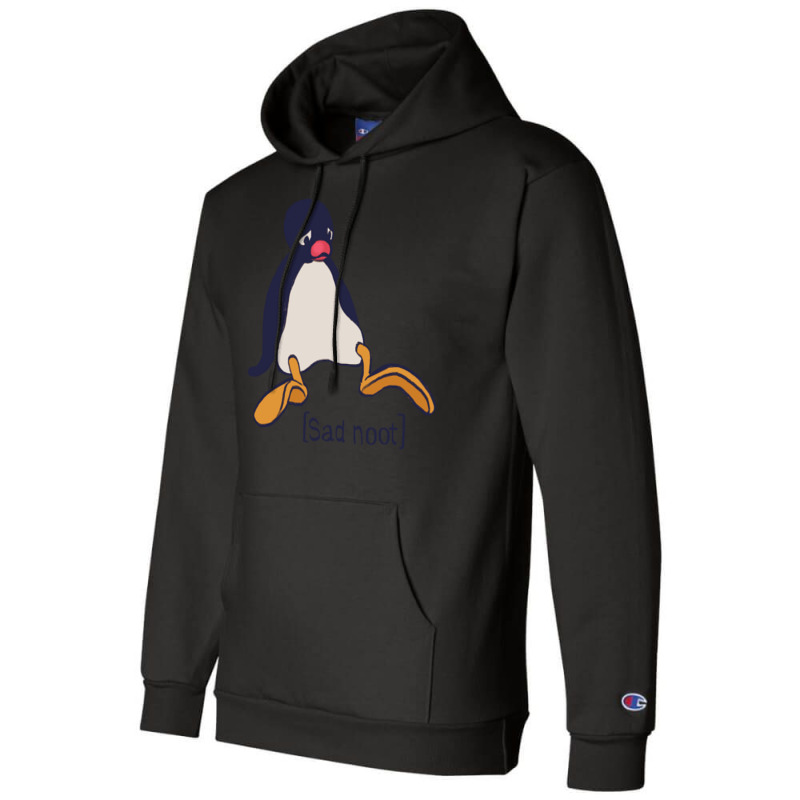 I Draw Sad Noot Penguin Meme Champion Hoodie | Artistshot