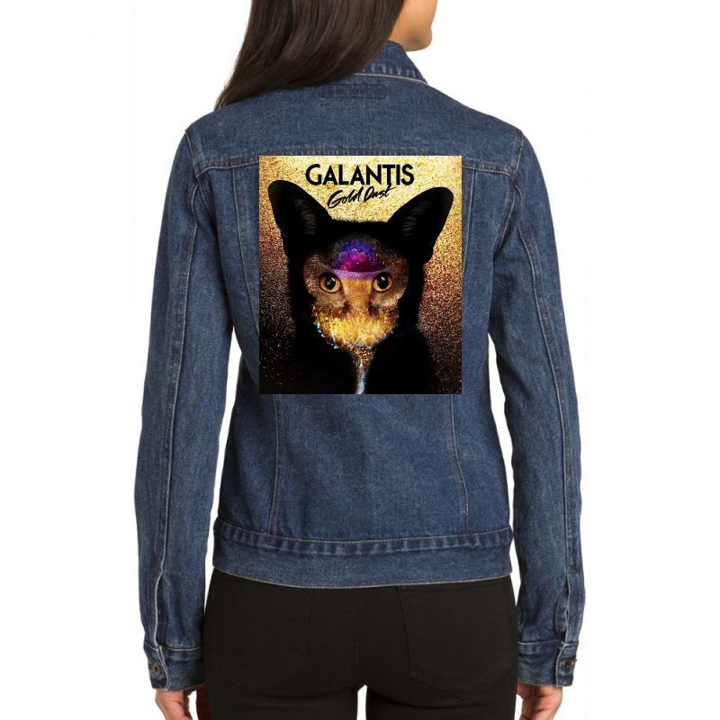 Galantis Electro Music Poster Love Ladies Denim Jacket by sragalmmag | Artistshot