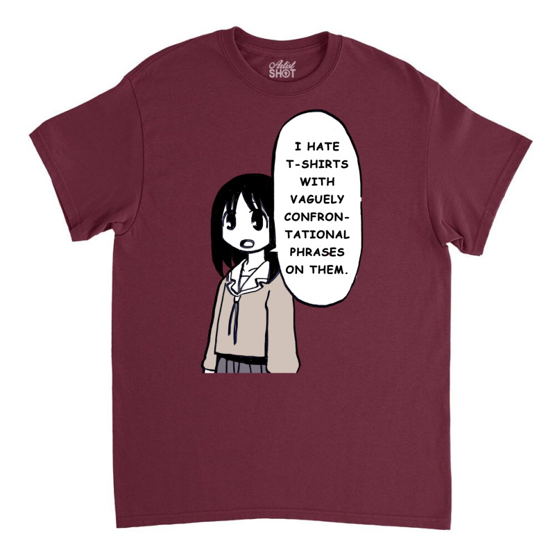 I Draw That Panel Of Osaka Saying She Doesn't Like Rude Shirts   Azuma Classic T-shirt | Artistshot