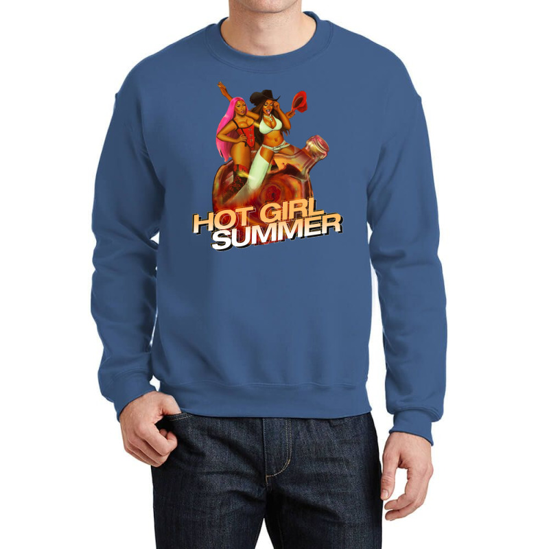 Hot Girls Crewneck Sweatshirt by camojafurxhiv | Artistshot