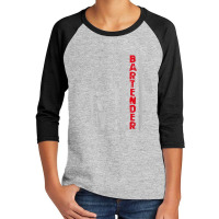 Womens Bartender Bar Working American Usa Flag Patriotic Men Women V-n Youth 3/4 Sleeve | Artistshot