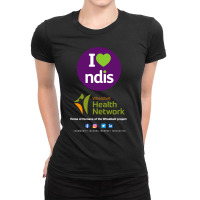 Wheatbelt Health Network I Love Ndis For Colours Ladies Fitted T-shirt | Artistshot