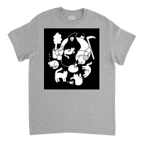 Death And His Cats Poster Nostalgia Classic T-shirt | Artistshot