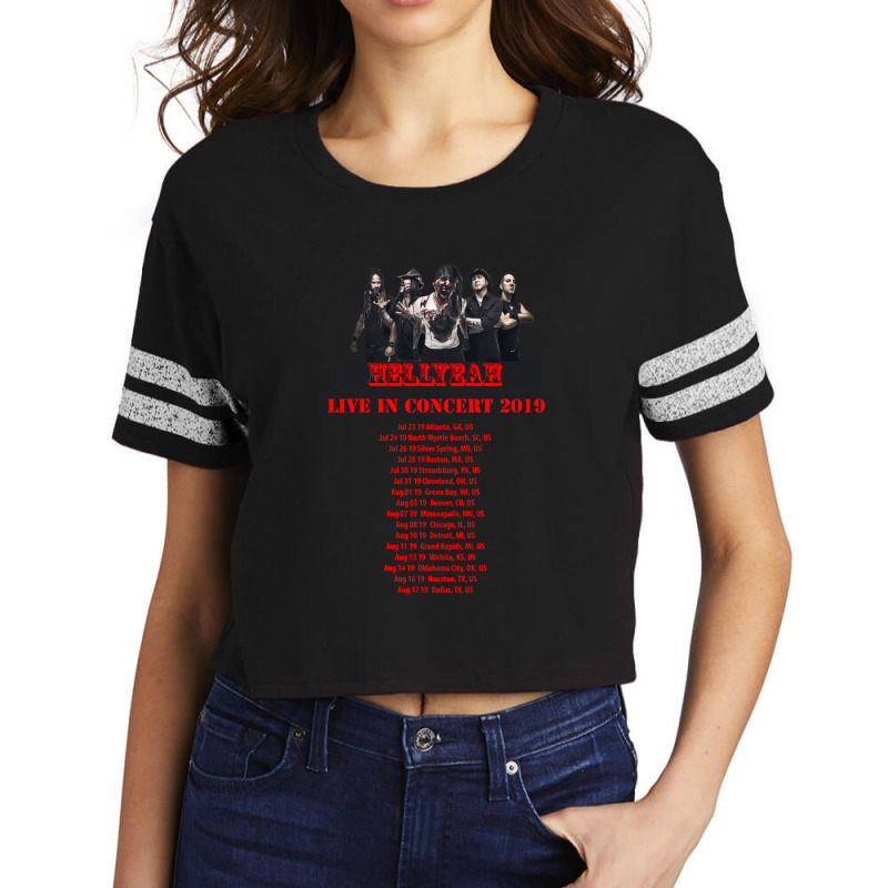 Hellyeah Tour 2019 Back Scorecard Crop Tee by kotakagus880812 | Artistshot