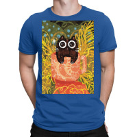 I Fit I Sit Poster Blue T-shirt | Artistshot