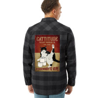 Cattitude Toilet Paper Remenber To Wipe Black Cat Poster Poster Funny Flannel Shirt | Artistshot