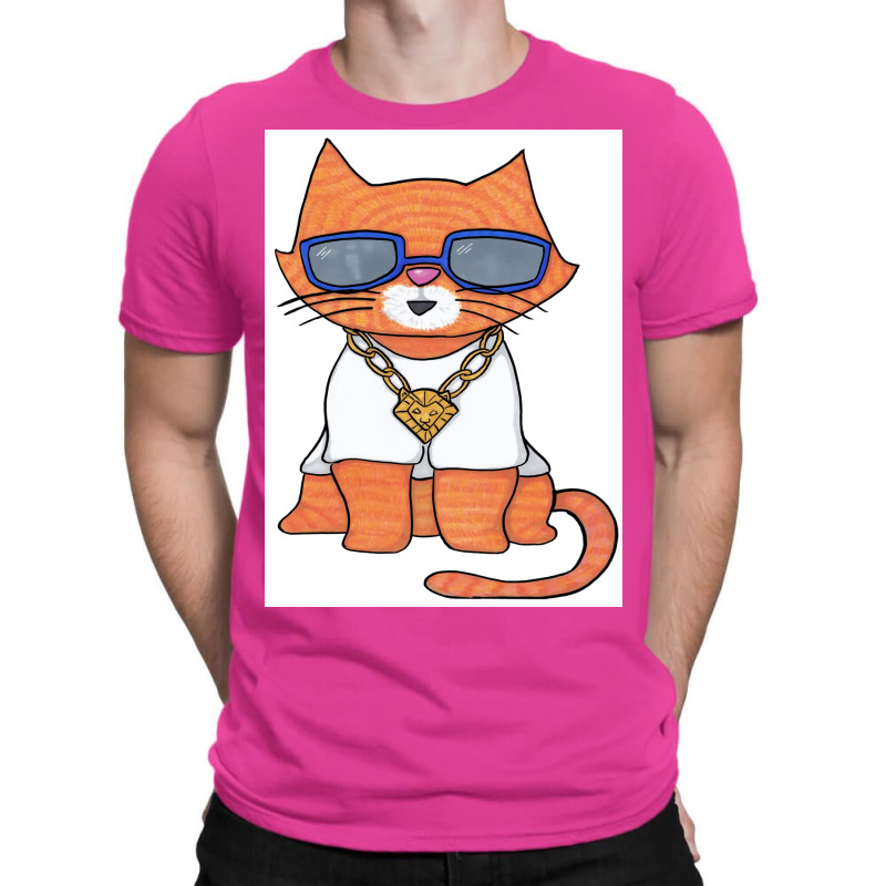 Cool Cat Poster Green T-Shirt by globossterkyc | Artistshot