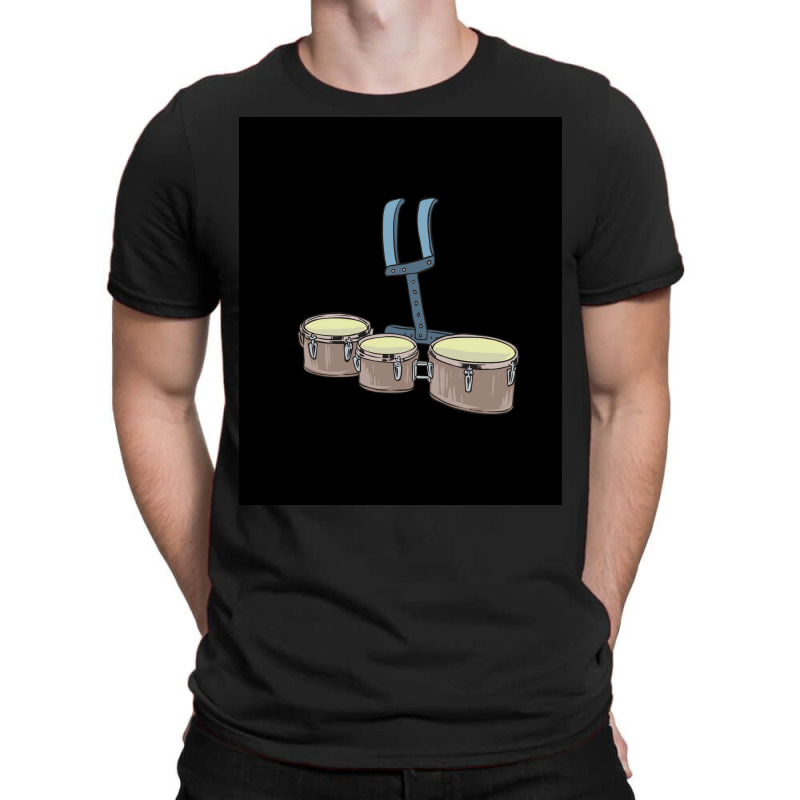 Marching Snare Drums With Harness Poster T-shirt | Artistshot