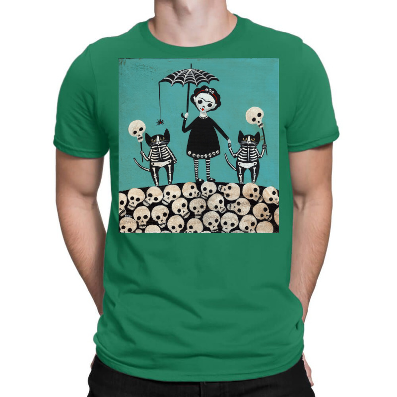 Day Of The Dead Poster Girl T-Shirt by globossterkyc | Artistshot