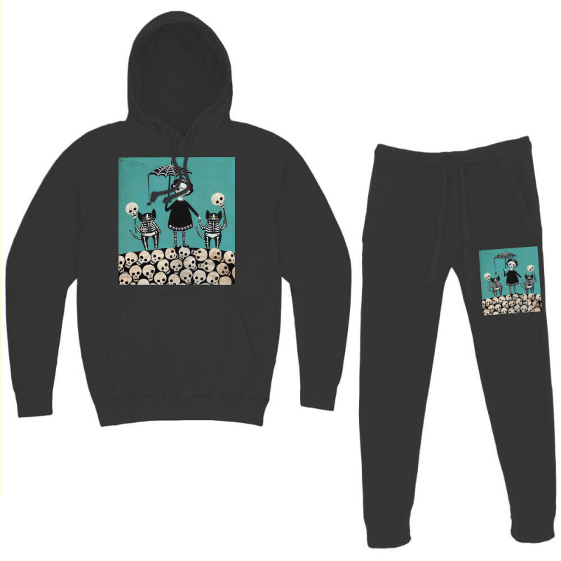 Day Of The Dead Poster Girl Hoodie & Jogger set by globossterkyc | Artistshot