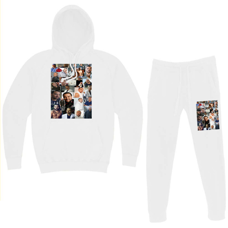 Jackson Avery Collage Hoodie & Jogger Set | Artistshot