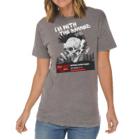 Im With The Banned V1 (banned Books Week) Vintage T-shirt | Artistshot