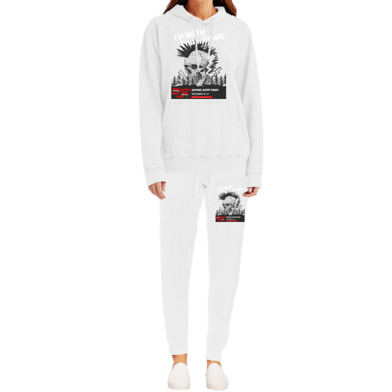 Im With The Banned V1 (banned Books Week) Hoodie & Jogger Set | Artistshot