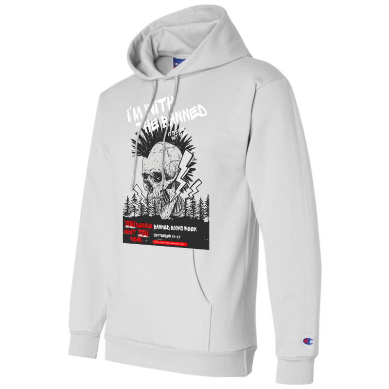 Im With The Banned V1 (banned Books Week) Champion Hoodie | Artistshot