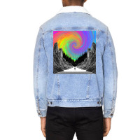 Imagination Place The Crystal Method The Trip Out Unisex Sherpa-lined Denim Jacket | Artistshot