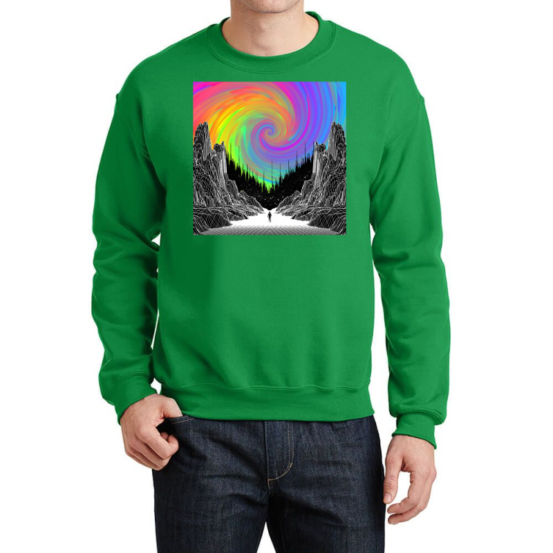 Imagination Place The Crystal Method The Trip Out Crewneck Sweatshirt | Artistshot