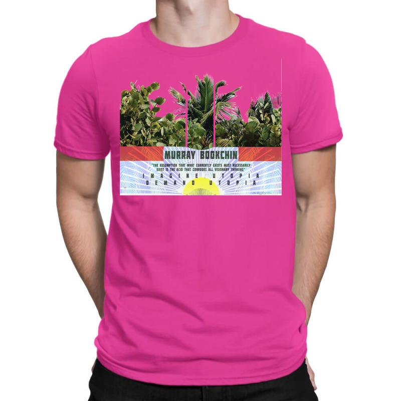 Imagine Utopia   Aesthetic   Murray Bookchin T-shirt | Artistshot