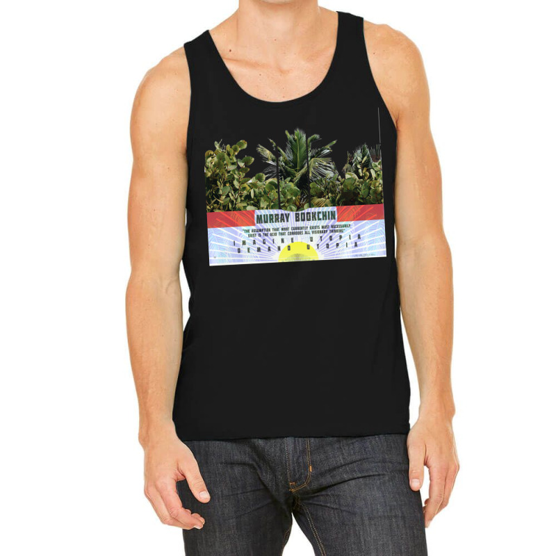 Imagine Utopia   Aesthetic   Murray Bookchin Tank Top | Artistshot