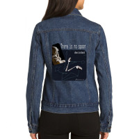 There Is No Spoon Decoded Ladies Denim Jacket | Artistshot