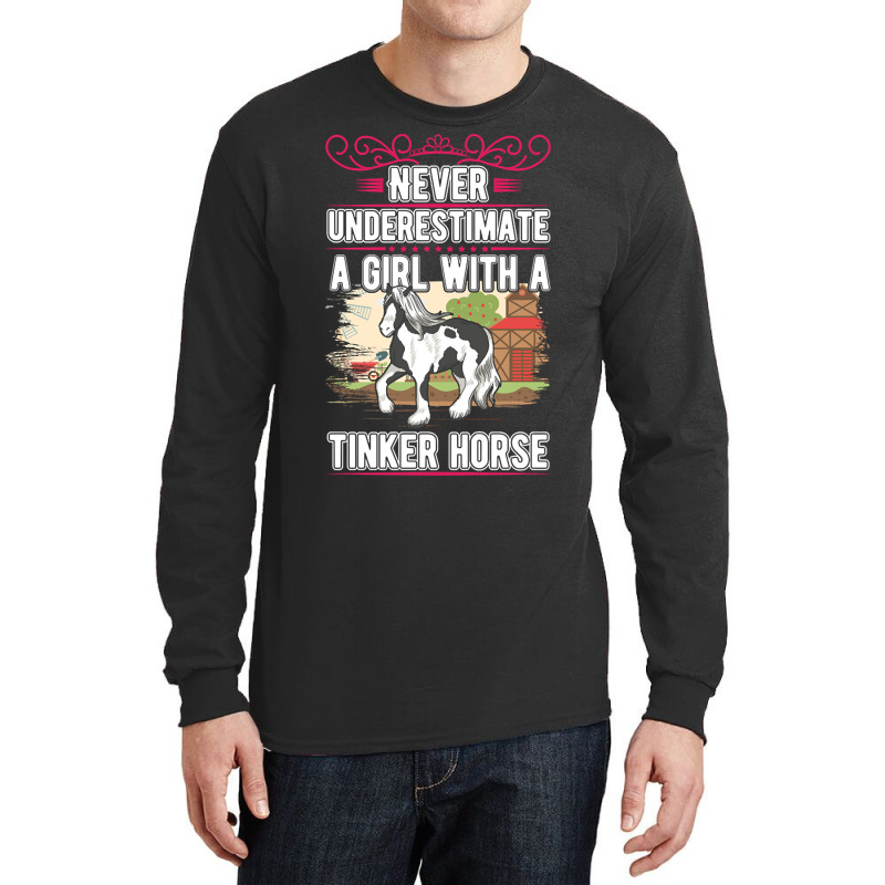 Limited Edition Irish Tinker Girl Horse Long Sleeve Shirts | Artistshot