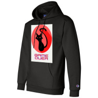 Game Over Evil Black Cat Poster Gift Champion Hoodie | Artistshot