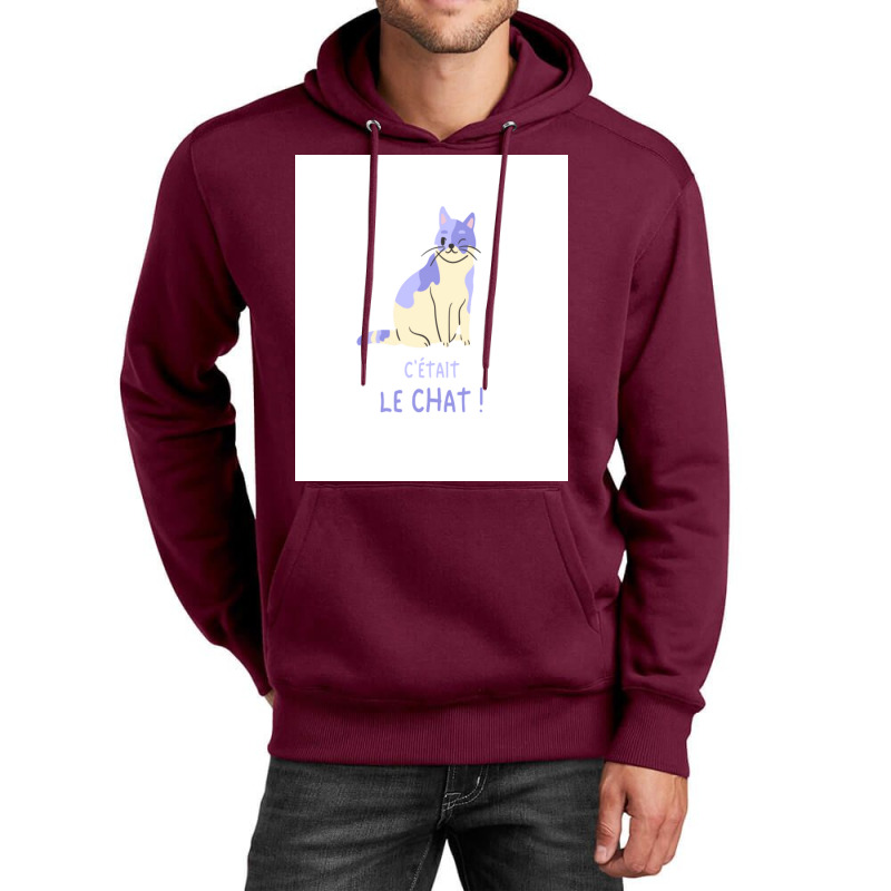 It Was The Cat Poster Vintage Unisex Hoodie | Artistshot