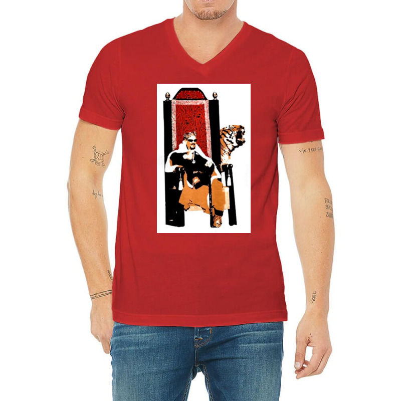 Joe Exotic Tiger King Poster Tumblr V-neck Tee | Artistshot