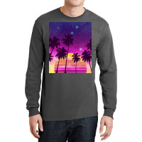 Incredibly Vibrant Sunset Synthwave Long Sleeve Shirts | Artistshot