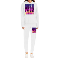 Incredibly Vibrant Sunset Synthwave Hoodie & Jogger Set | Artistshot