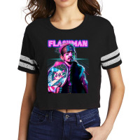 Flashman 'dominate Decade' Design Scorecard Crop Tee | Artistshot