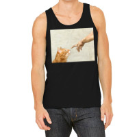 Indie Aesthetic Michaelangelo Creation Cat Art Cute Y2k 90s   Cute Ora Tank Top | Artistshot