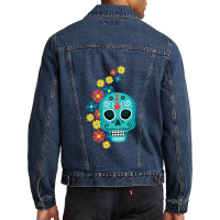 Fate And Prophecy Final Destination Halloween Skull Amelie Lens Men Denim Jacket | Artistshot