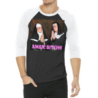 Paris Hilton And Nicole Richie Nuns 3/4 Sleeve Shirt | Artistshot