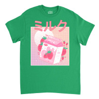 Japanese Aesthetics Kawaii Strawberry Milk Shake Classic T-shirt | Artistshot