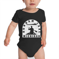 Hot Trend Dunham Lake Canoeing Michigan Baby Bodysuit | Artistshot