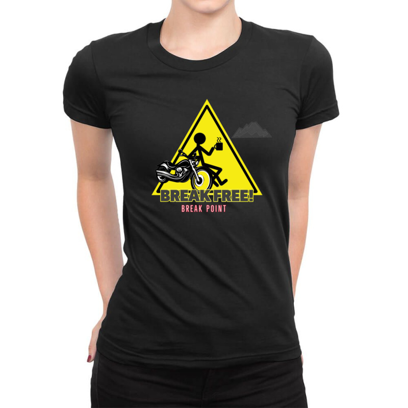 Break Point 1 Ladies Fitted T-Shirt by CrystalWanda | Artistshot