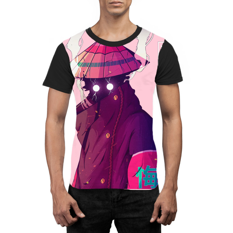 Japanese Cyberpunk Samurai Warrior Graphic T-shirt by pernerdhiwary | Artistshot