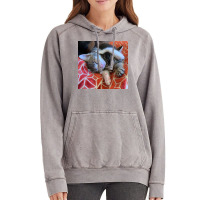 Kitten Snuggle Session Poster Girl Vintage Hoodie | Artistshot