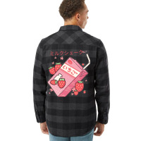 Japanese Kawaii Strawberry Milk Shake Essential Classic Flannel Shirt | Artistshot