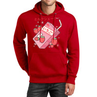 Japanese Kawaii Strawberry Milk Shake Essential Classic Unisex Hoodie | Artistshot